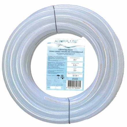 Шланг ПВХ технический Aquapulse Crystaltech Ø6x2.5x50м. (50м.)