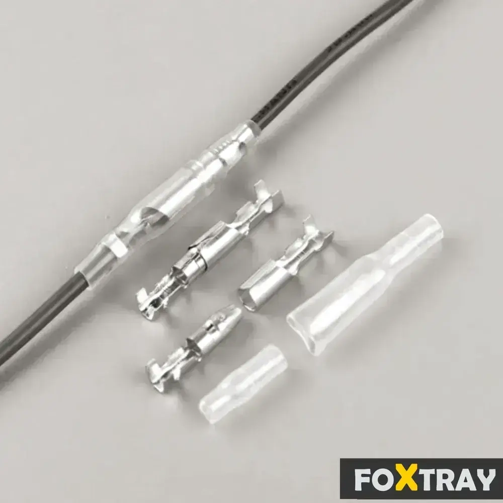 Клеммы для проводов круглые пули обжимные медные 25 шт.