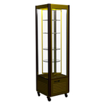 Витрина кондитерская Полюс D4 VM 400-1 (R400C Сarboma Люкс) (0109-0102 (коричнево-золотой))