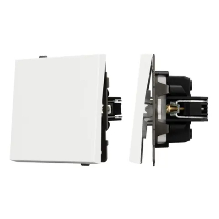 Механизм выключателя одноклавишный перекрёстный SWT-TENDO-MKX1-SFPL-WH (230V, 10A) (Arlight, -) 054574