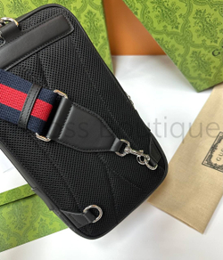 Мужская сумка Gucci Supreme черного цвета