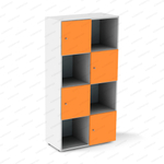 белый/оранжевый односторонний