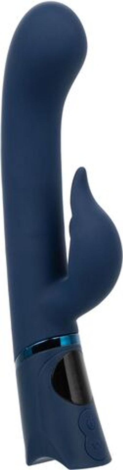 Синий вибратор-кролик Orgasmatron Digital G-Teaser - 22,2 см. (Цвет: синий)