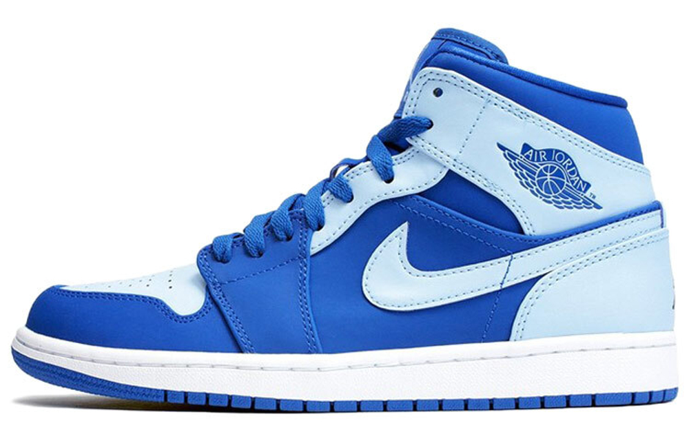 Кроссовки Jordan Air Jordan 1 Retro Mid Team Royal Ice Blue 2017