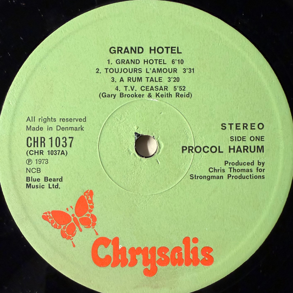 Procol Harum - Grand Hotel (Дания 1973г.)