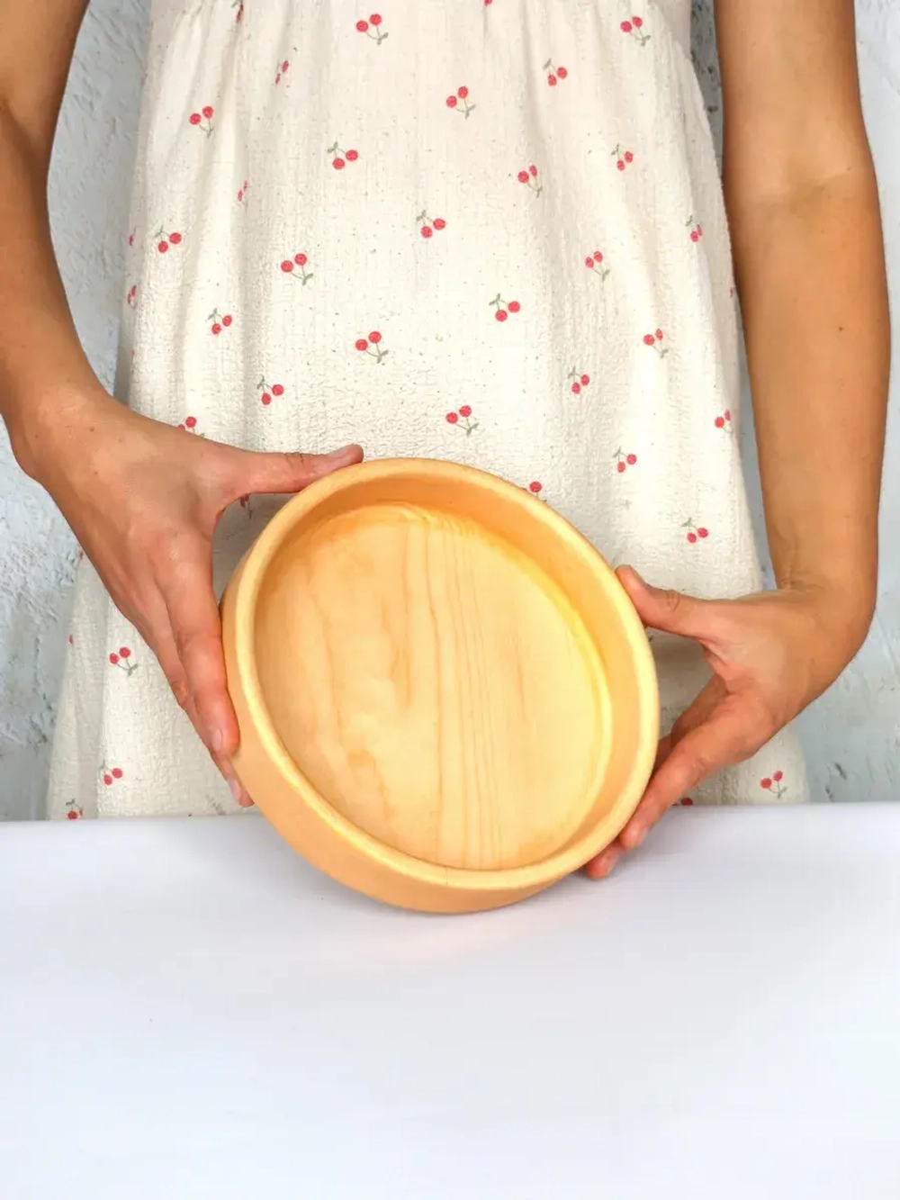 Набор деревянных тарелок из кедра