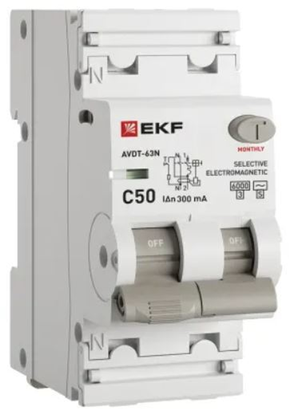 Автомат дифференциальный EKF D63N26MS50C300