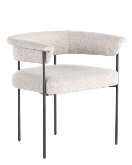 Бежевый мягкий стул “Эбби”