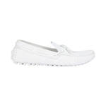 LOUIS VUITTON Arizona Moccasin Shoes "White Logo Monogram"