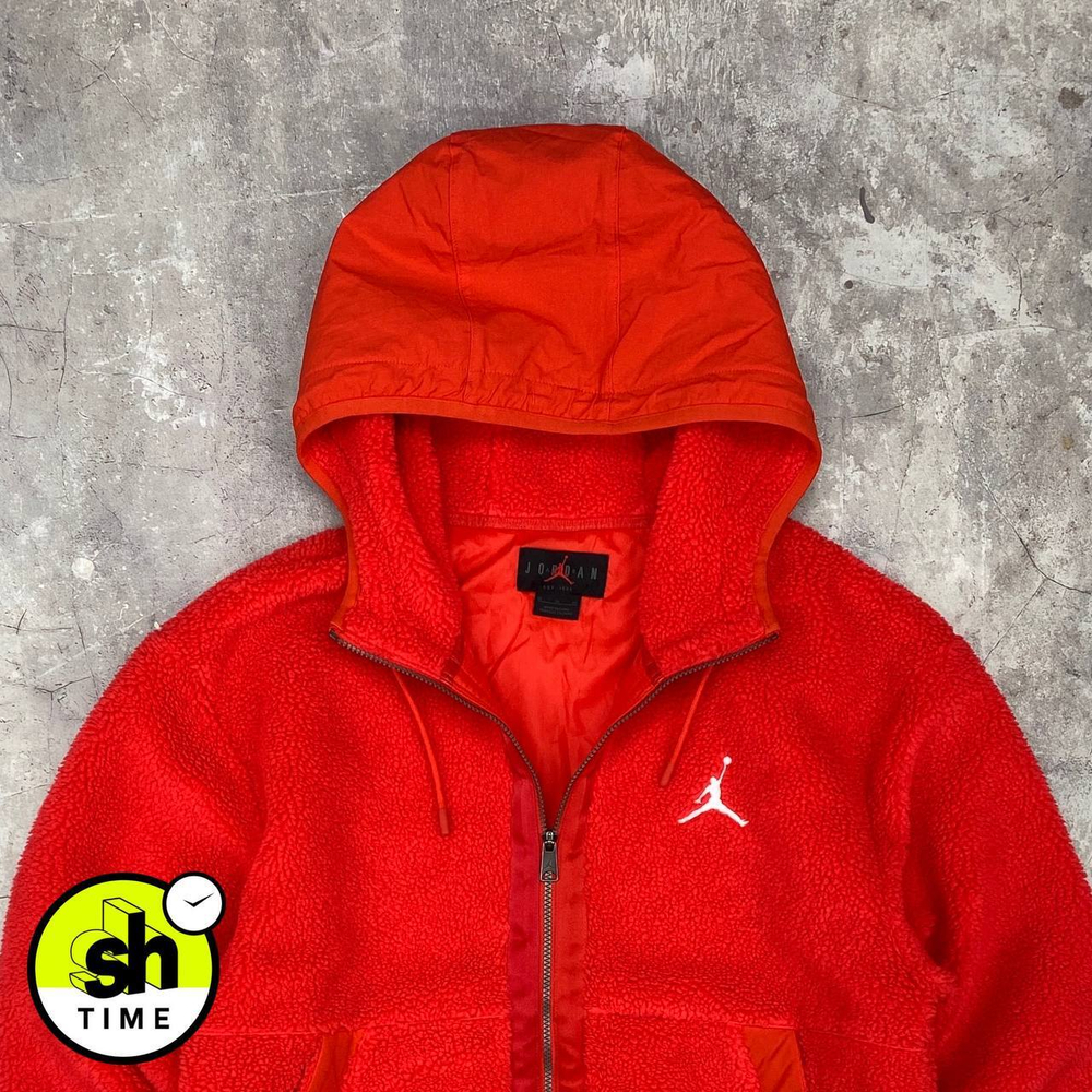 Кофта Шерпа Air Jordan White Logo