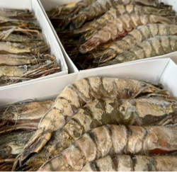 Черные тигровые креветки, 1 кг