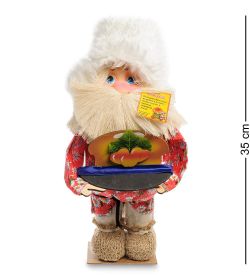DO-104 Домовик Славуся в меховой шапке с караваем - Вариант A