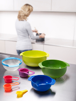 Набор мисок nest plus, разноцветный, 9 шт.