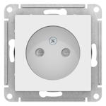 ATLASDESIGN РОЗЕТКА без заземления со шторками, 16А, механизм, ЛОТОС