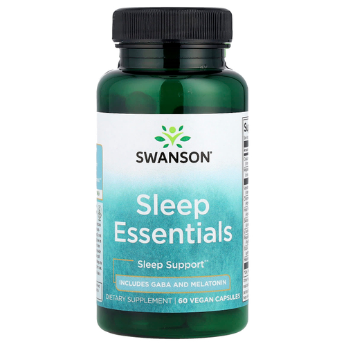 Swanson, Sleep Essentials, 60 веганских капсул