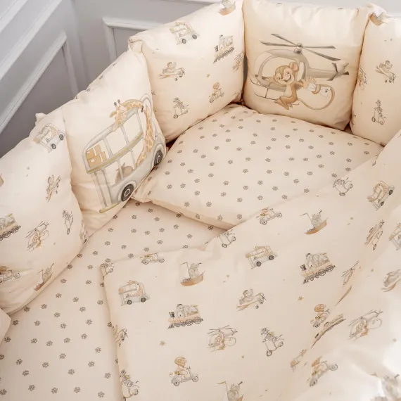 Комплект постельного белья Lollycottons Письмо другу универсальный 6 предметов