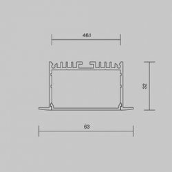 Короб встраиваемый Maytoni  632004