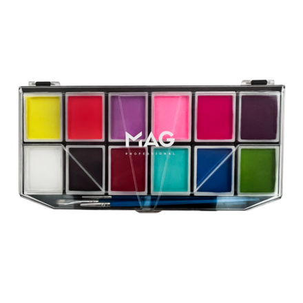 Аквагрим MAG Набор неон + стандарт  12 шт * 10 гр