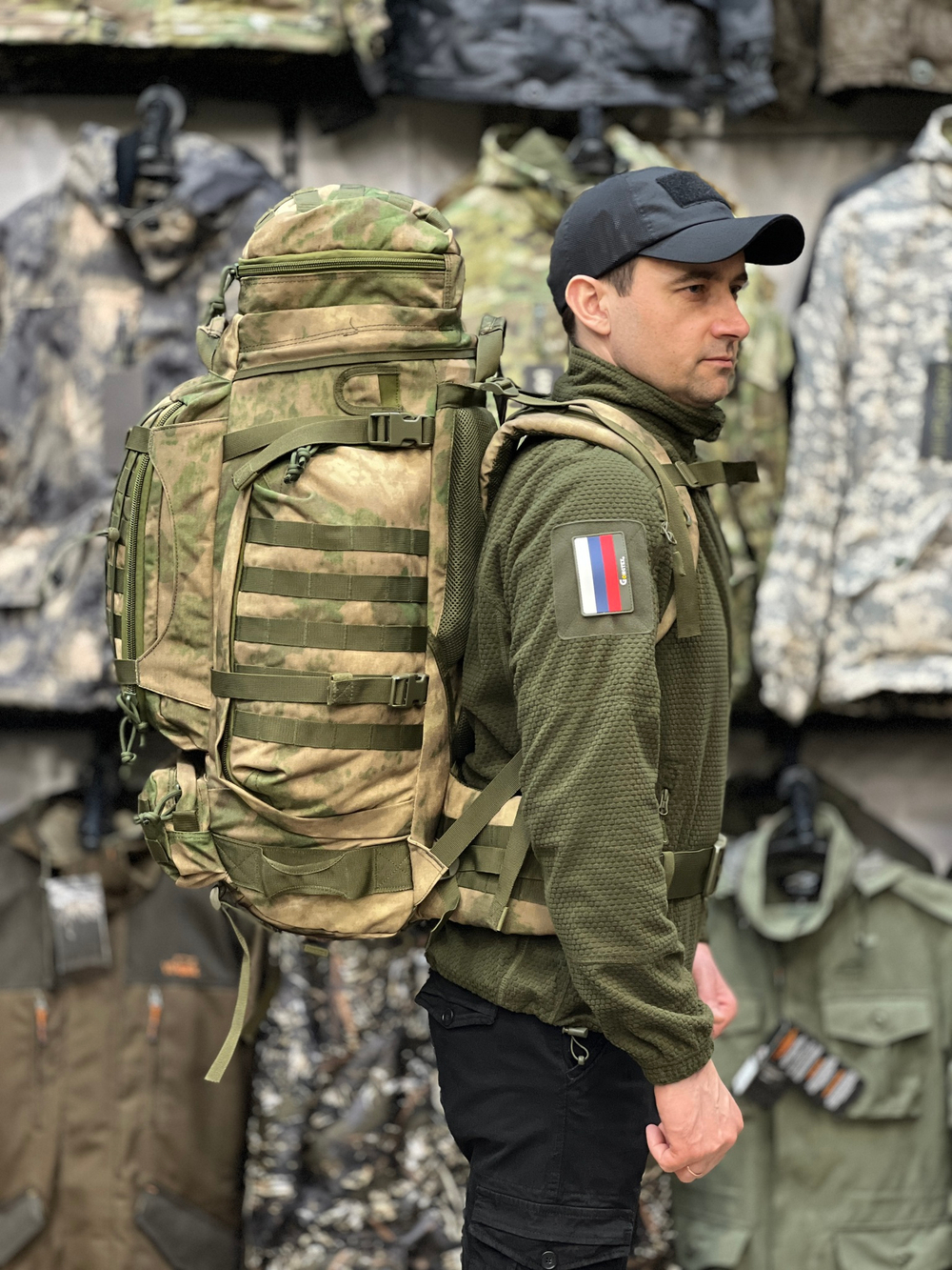 Рюкзак рейдовый 7.62, 100 л, Лес