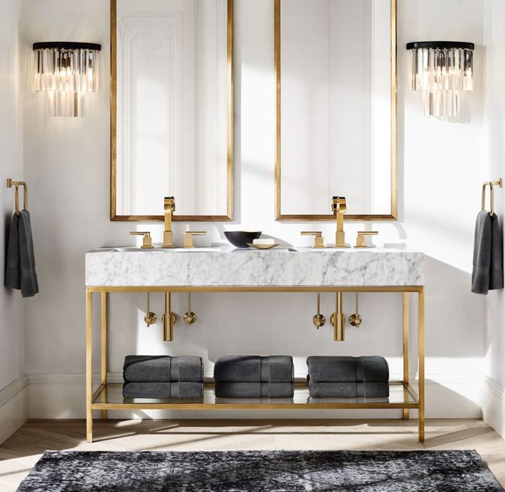 Настенный светильник Odeon 2B black/clear