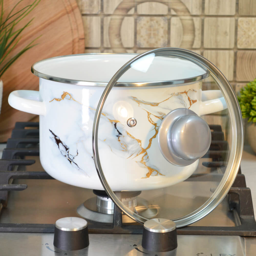 Кастрюля 3л "Marble" тм Appetite