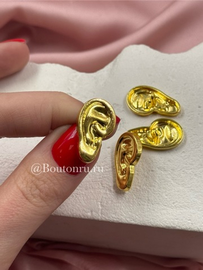 Пуговицы Скиапар. лимонные "Ухо"