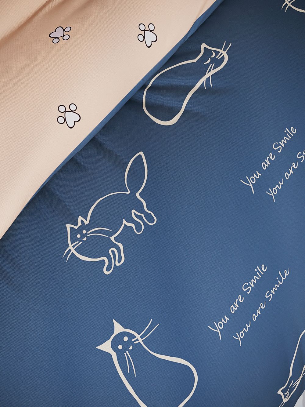 Пододеяльник Сказка "Котики/Котики (компаньон)" евро 200х215 см перкаль