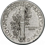 USA 1 Dime 1917 – Mercury Dime (Philadelphia Mint)