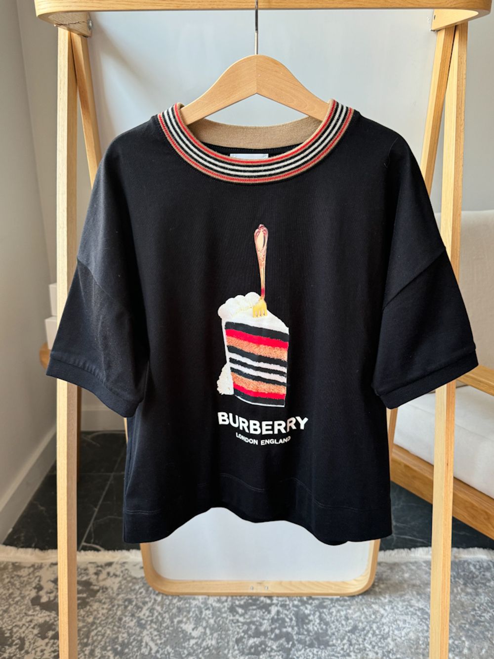 Хлопковая футболка Burberry, 152