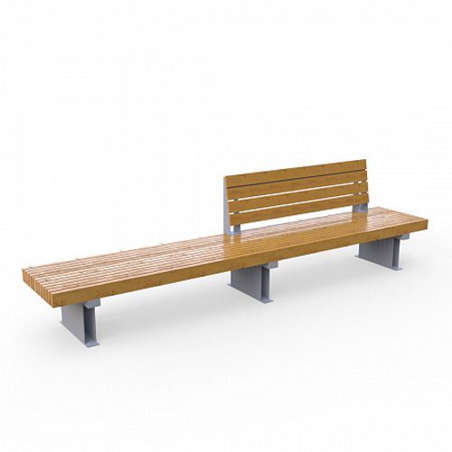 Скамейка Rail Road 03 продольная двойная