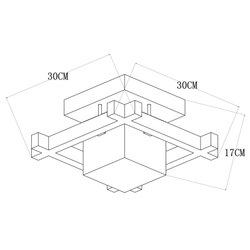 Накладной светильник Arte Lamp A8252PL-1BR