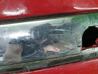 Бампер задний Fiat 500 2 (2007-2015)