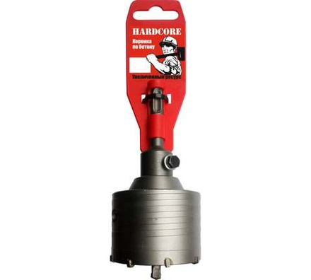 Коронка по бетону 68мм в сборе "Hardcore"