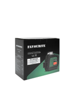 Лазерный нивелир FAVOURITE LL12, с АКБ и ЗУ, зеленый луч, точность 0,2 мм/метр