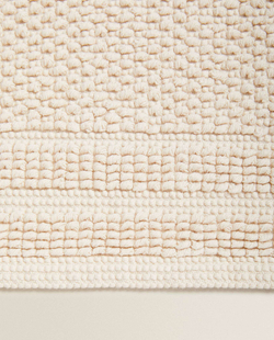 ZARA HOME ХЛОПКОВЫЙ КОВРИК ДЛЯ ВАННОЙ, КАМЕННЫЙ СЕРЫЙ