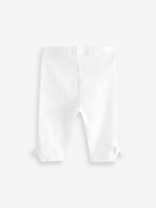 Легинсы укороченные для девочки Next 977-657, Белый