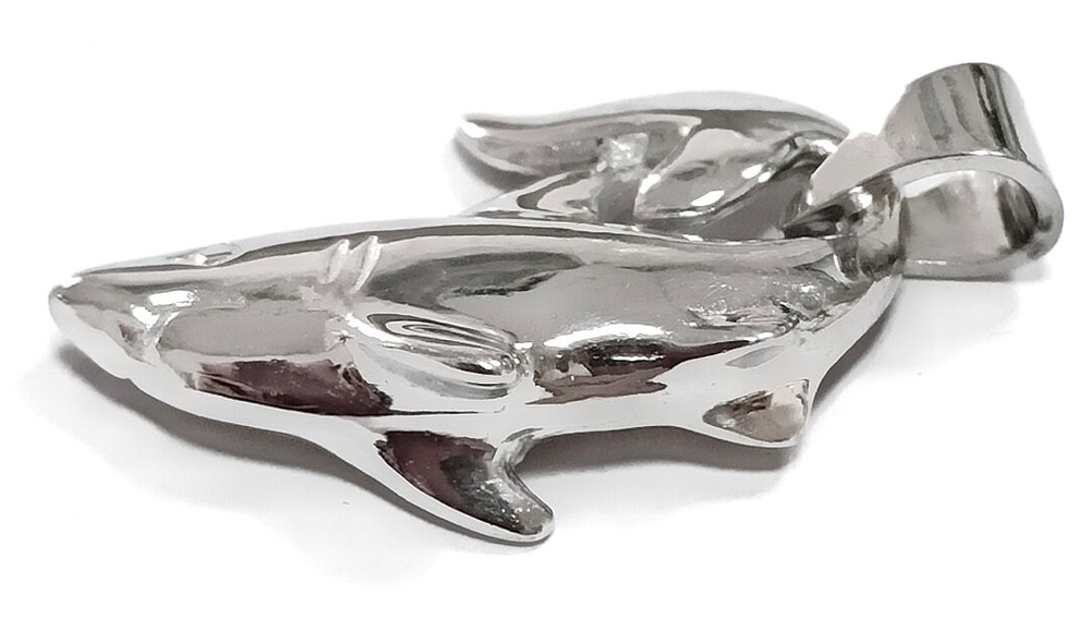 Ювелирная подвеска из серебра "Акула"