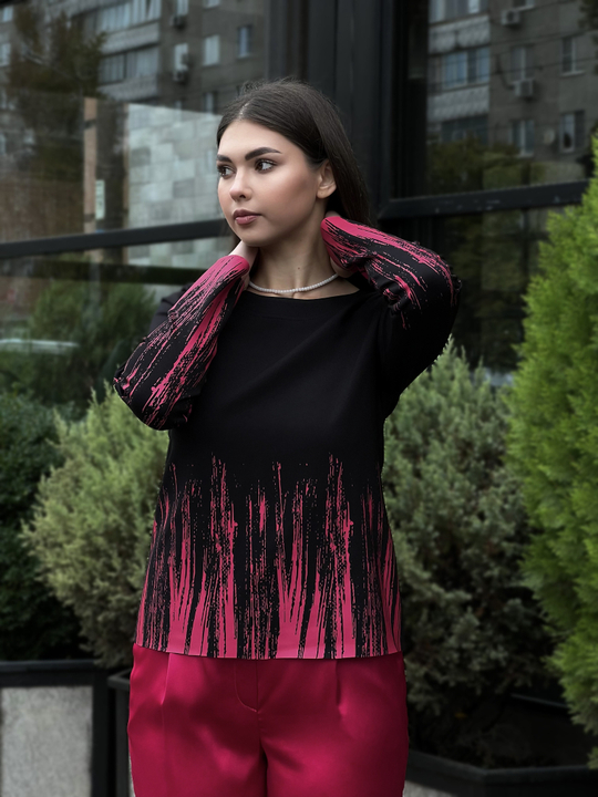 Лонгслив Антураж, цвет Черный