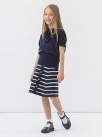 Джемпер для девочки арт. AT925 темно-синий