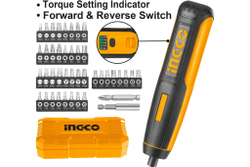 INGCO Отвертка аккумуляторная Li-Ion 4V INDUSTRIAL CSDLI0403