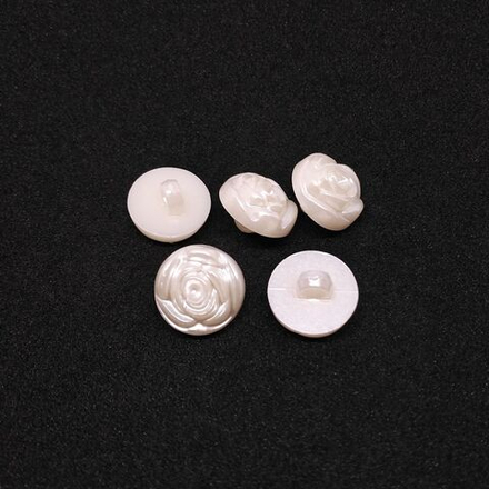 Т22 декор пришив.элемент, 15 мм, цв.молочный роза