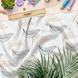 Ткань мембрана аккуратные контурные листья