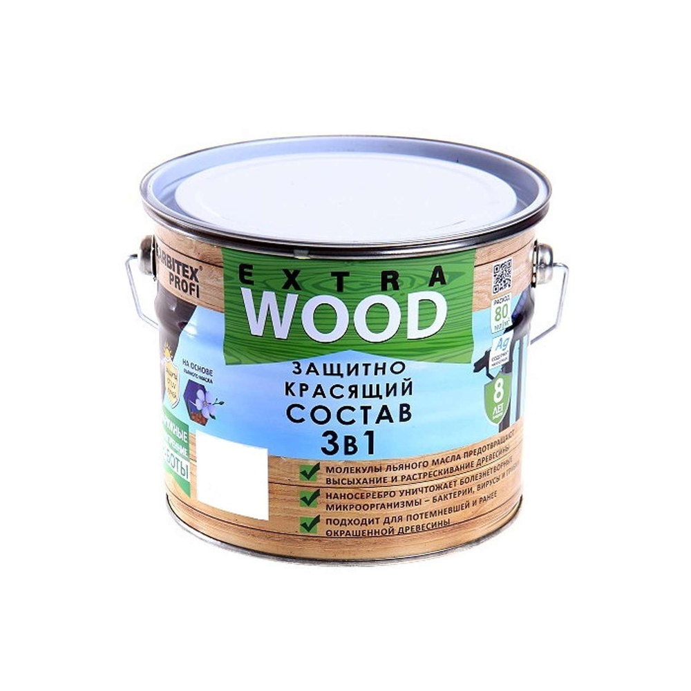 Состав защитно-красящий 3в1 Скандинавия (3 л) FARBITEX PROFI WOOD EXTRA