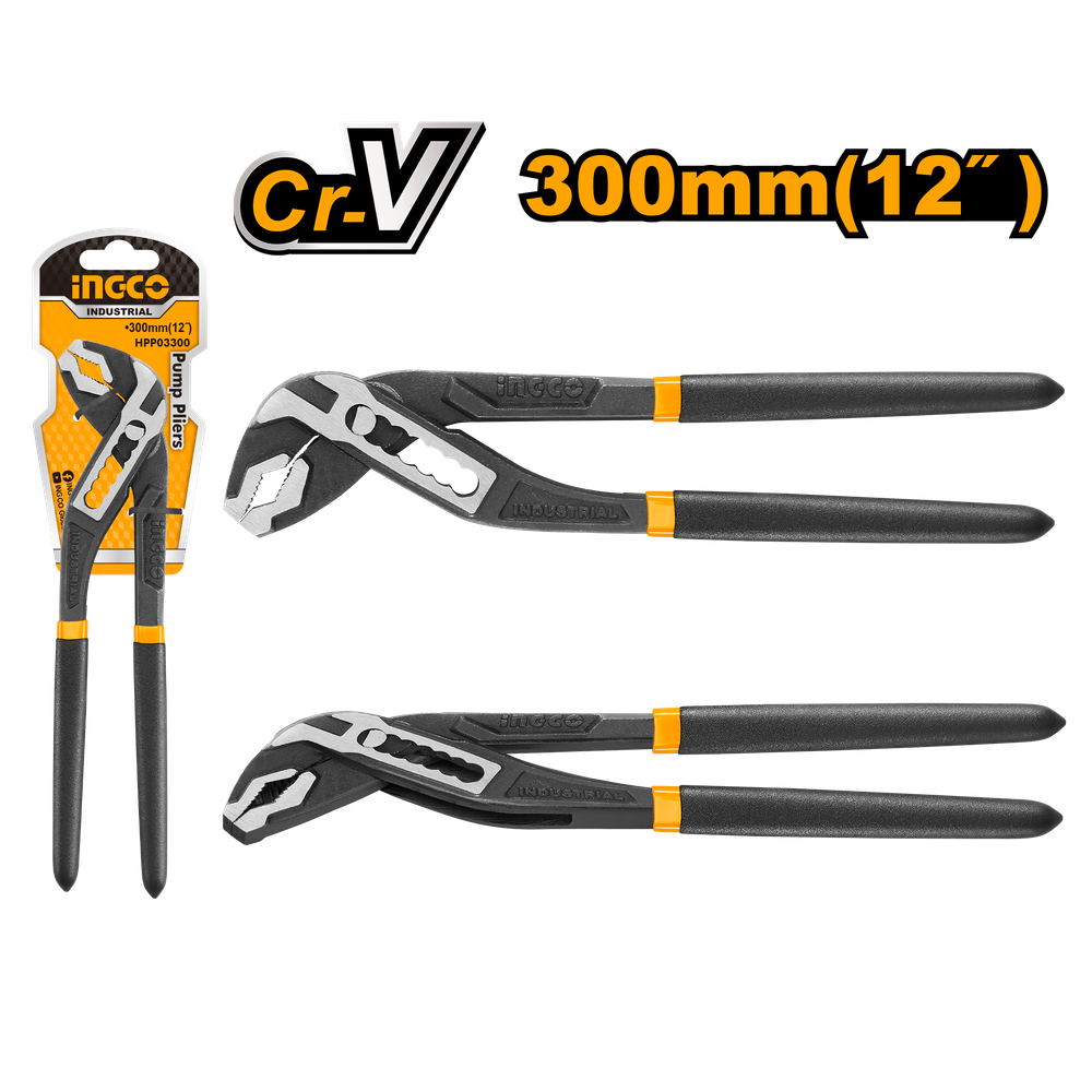 Клещи универсальные переставные 300 мм INDUSTRIAL