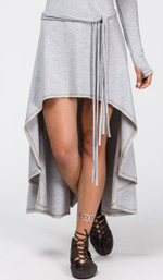 Платье Chintamani с длинным рукавом сер.меланж