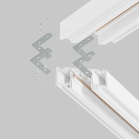 Комплект угловых плоских соединителейдля демпферного шинопровода , 4 шт Technical tra034d-cl-42s