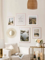 Металлическая фоторамка 32х45 см