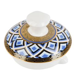 Чайник "Golden Blue" v=600мл (фарфор) (подарочная упаковка)