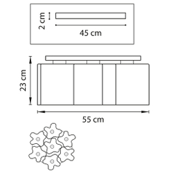 Накладная люстра Lightstar 802073