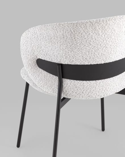 Стул Bibi букле светло-серый